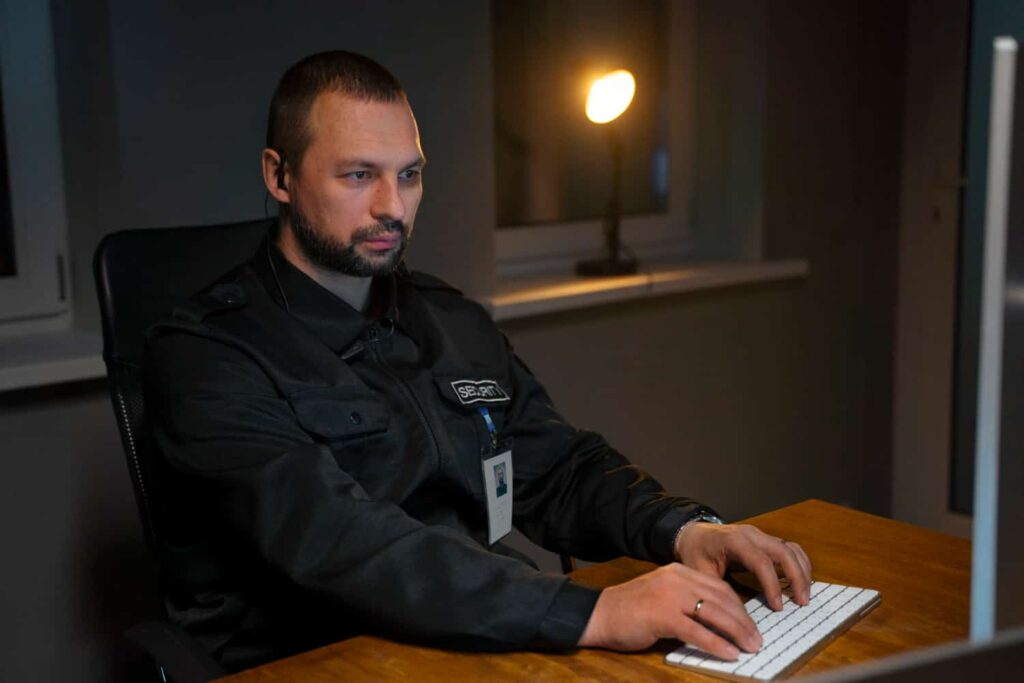 Sicherheitsdienst Stade – Kontrolle von Sicherheitssystemen am Computerarbeitsplatz.